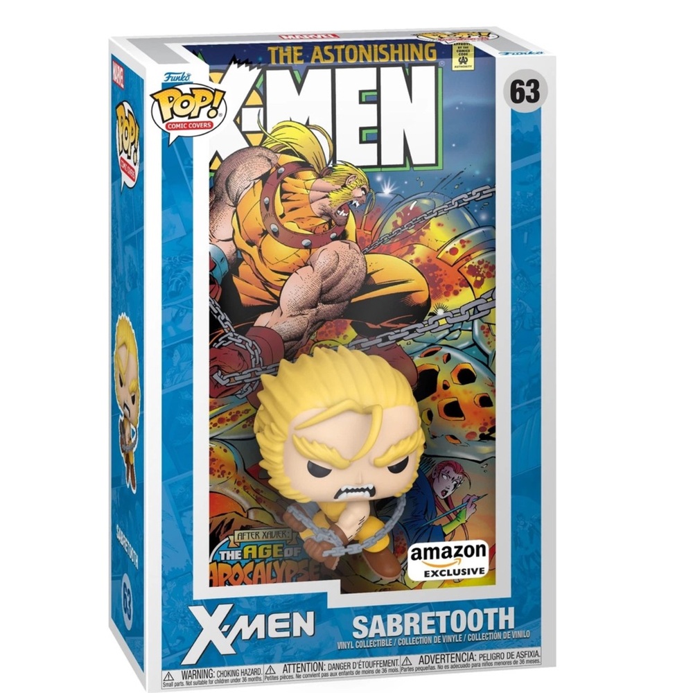 Funko Pop Sabretooth Comic Covers Astonishing X-Men The Age of Apocalypse #63
